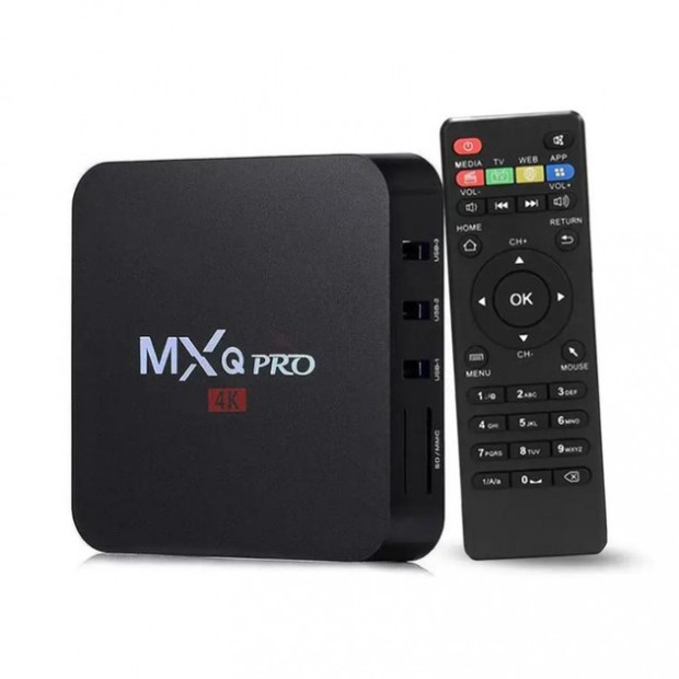 Smart TV приставка MXQ PRO 4/32Gb Android 11 (Чёрный)