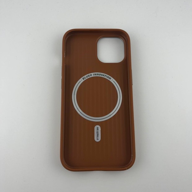 Накладка Blueo Premium Leather MagSafe Apple iPhone 15 (Brown)