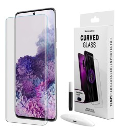 Защитное стекло 5D UV Glue Samsung Galaxy S20 (Clear)