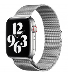 Ремешок Milanese Loop Apple Watch 42 / 44 / 45 / 49 mm (Silver)