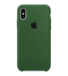 Силиконовый чехол Original Case Apple iPhone X / XS (52) Olive
