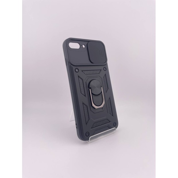 Бронь-чехол Ring Serge Armor ShutCam Case Apple iPhone 7 Plus / 8 Plus (Чёрный)
