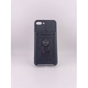 Бронь-чехол Ring Serge Armor ShutCam Case Apple iPhone 7 Plus / 8 Plus (Чёрный)