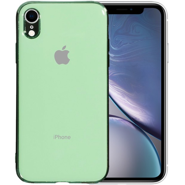 Силиконовый чехол Zefir Case Apple iPhone XR (Зелёный)