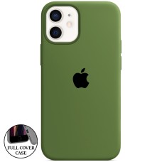 Силикон Original Round Case Apple iPhone 12 Mini (46) Deep Green