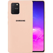 Силикон Original Case Samsung Galaxy S10 Lite (Пудровый)