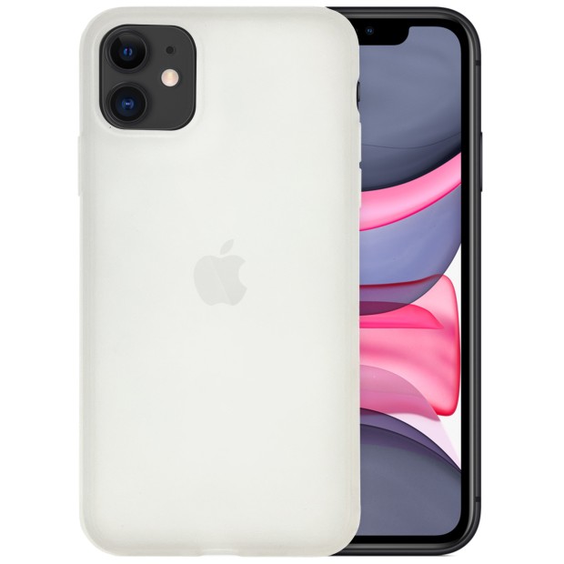 Силикон TPU Latex Apple iPhone 11 (Белый)