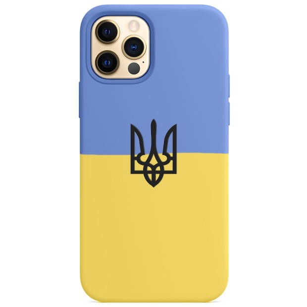 Силикон Patriot Case Apple iPhone 12 / 12 Pro (UA Flag)