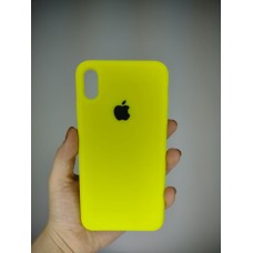 Силикон Original Case Apple iPhone XS Max (Lime)