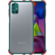 Чехол Armor Frame Samsung Galaxy M51 (Тёмно-зелёный)