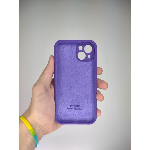 Силикон Original RoundCam Case Apple iPhone 13 (Amethyst)