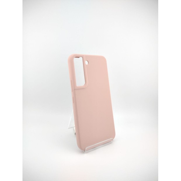 Силикон Original Premium Samsung Galaxy S22 (Тёмно-розовый)