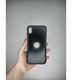 Бронь-чехол Soft Ring Armor Case Apple iPhone XS Max (Чёрный)