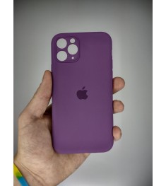 Силикон Original RoundCam Case Apple iPhone 11 Pro (28) Brinjal