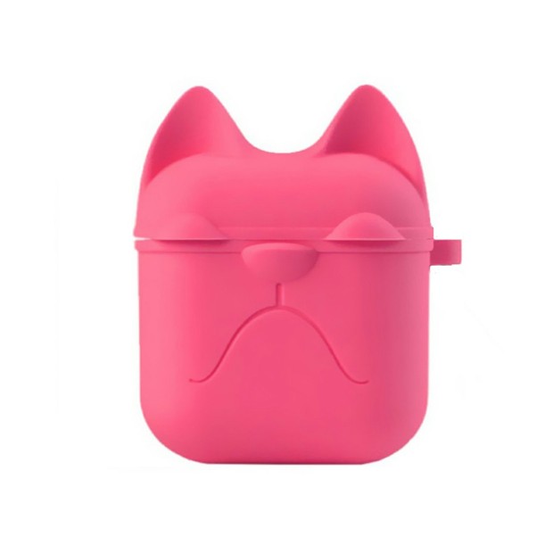 Чехол для наушников Apple AirPods Doggy Case (розовый)
