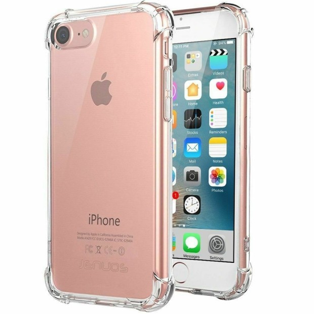 Силикон 3D Apple iPhone 7 / 8 (Прозрачный)