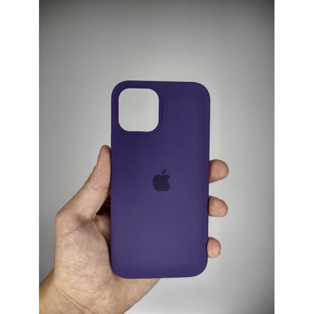 Силикон Original Round Case Apple iPhone 12 / 12 Pro (Amethyst)