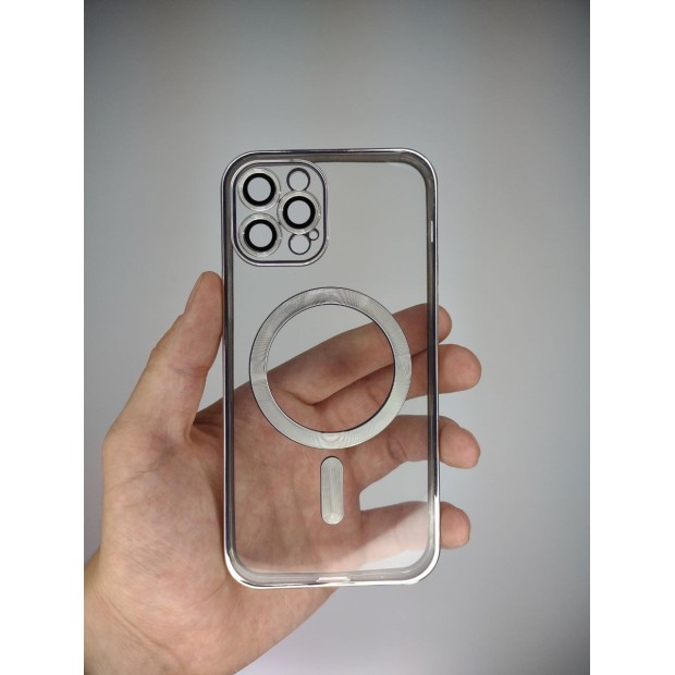 Чехол UMKU Shining with MagSafe Apple iPhone 12 Pro (Silver)