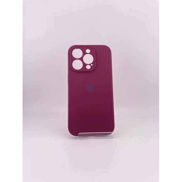 Силикон Original RoundCam Case Apple iPhone 15 Pro (58) Grape