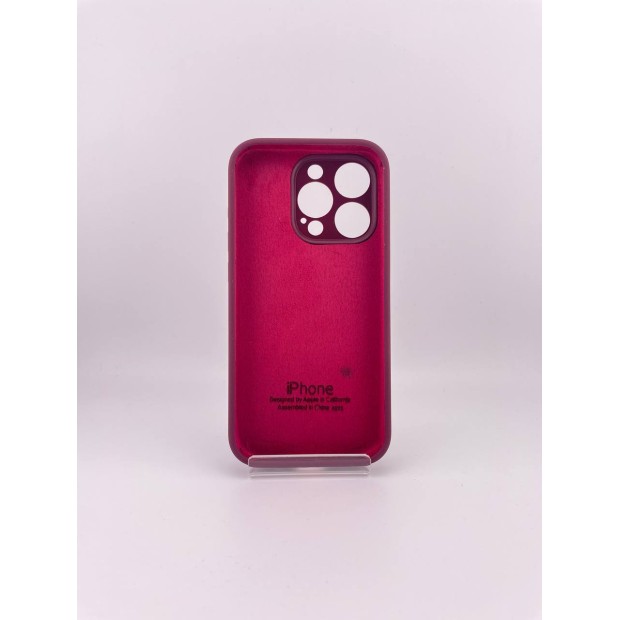 Силикон Original RoundCam Case Apple iPhone 15 Pro (58) Grape