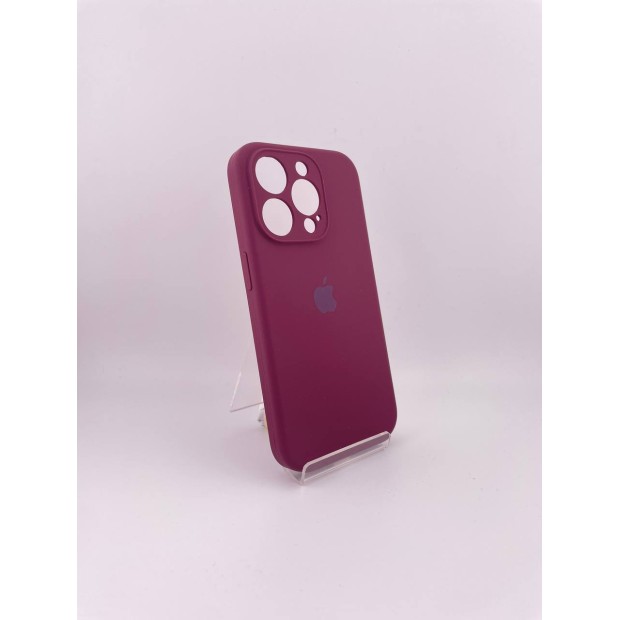 Силикон Original RoundCam Case Apple iPhone 15 Pro (58) Grape