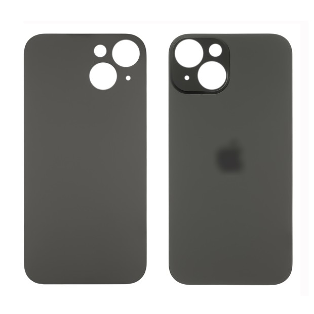 Заднее стекло корпуса для Apple iPhone 15 Black (чёрное)