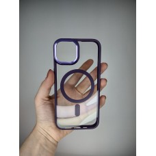 Накладка Totu Clear Magsafe Apple IPhone 14 (Фиолетовый)