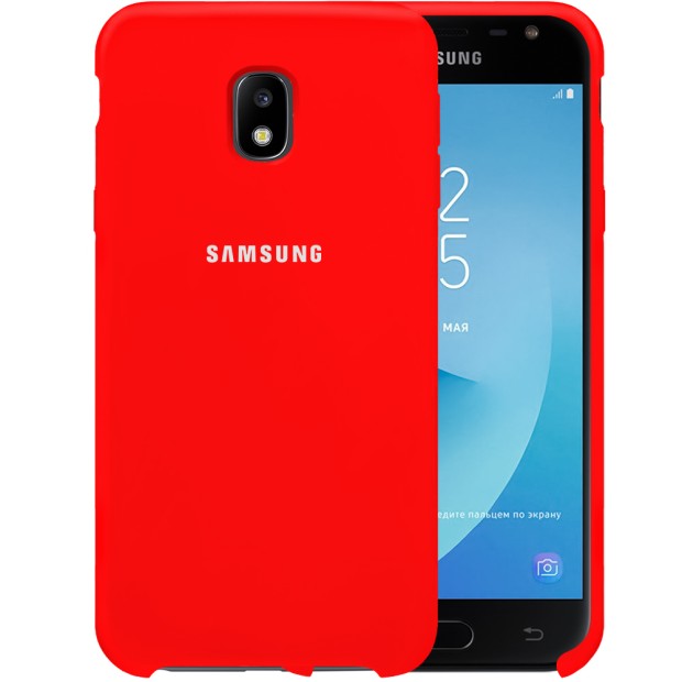 Силикон Original Case HQ Samsung Galaxy J3 (2017) J330 (Красный)