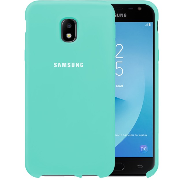 Силикон Original Case HQ Samsung Galaxy J3 (2017) J330 (Бирюзовый)