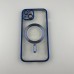 Чехол UMKU Shining with MagSafe Apple iPhone 13 (Dark Blue)