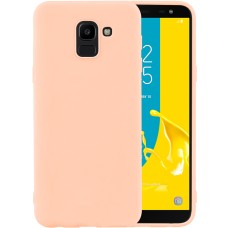 Силиконовый чехол iNavi Color Samsung Galaxy J6 (2018) J600 (розовый)