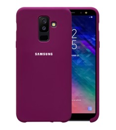 Силикон Original Case HQ Samsung Galaxy A6 Plus (2018) A605 (Сиреневый)