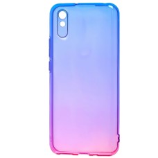 Силикон Gradient Design Xiaomi Redmi 9A (Сине-розовый)