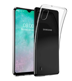 Силиконовый чехол WS Samsung Galaxy A10 (2019) (прозрачный)
