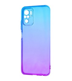 Силикон Gradient Design Xiaomi Redmi Note 10 / Note 10S (Сине-фиолетовый)