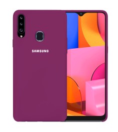 Силикон Original Case Samsung Galaxy A20S (2019) (Сиреневый)