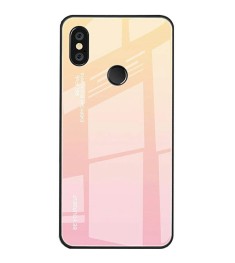 Накладка Glass Case Xiaomi Redmi 6 (персик)