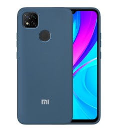 Силикон Original 360 Case Logo Xiaomi Redmi 9C (Тёмно-синий)