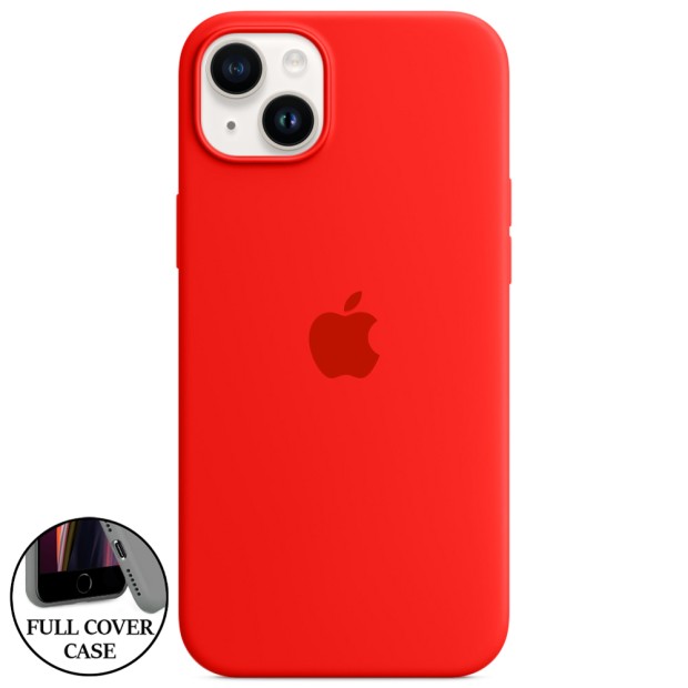 Силикон Original Round Case Apple iPhone 14 Plus (05) Product RED