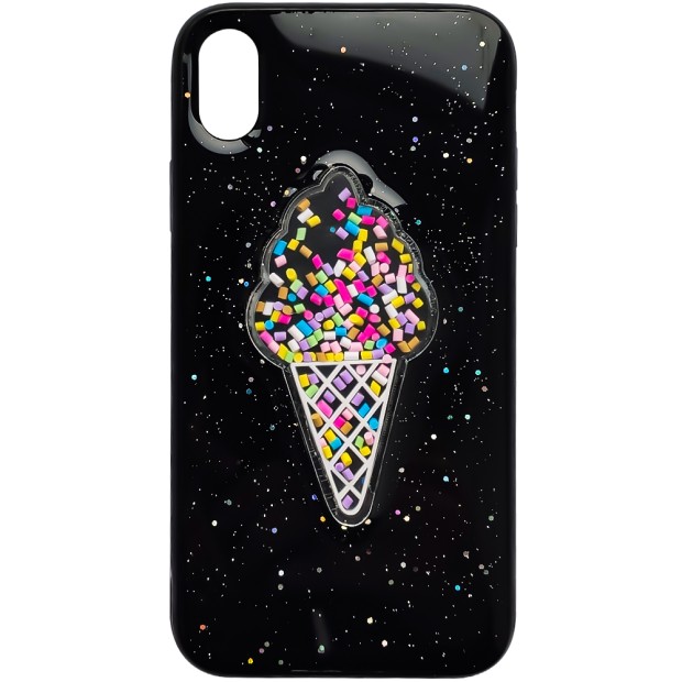 Накладка Ice-Cream Apple iPhone XR (Black)