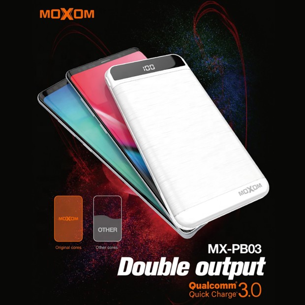 PowerBank Moxom 10000mAh MX-PB03 (White)