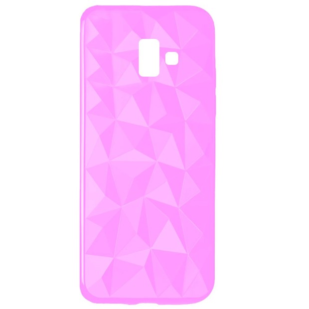Силиконовый чехол Prism Case Samsung Galaxy J6 Plus (2018) J610 (розовый)