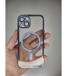 Чехол UMKU Shining with MagSafe Apple iPhone 13 (Blue)