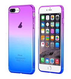 Силикон WS Gradient Apple iPhone 7 Plus / 8 Plus (Violet & Blue)