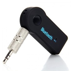 AUX-адаптер Bluetooth Ресивер 3.5mm Car Audio + Microphone (Чёрный)
