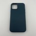 Чехол WAVE Premium Leather Edition Case with MagSafe iPhone 12 / 12 Pro (Baltic Blue)