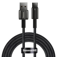 USB-кабель Baseus Tungsten Gold 100W (2m) (Type-C) (Чёрный) CAWJ000101