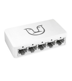 Коммутатор Alfa S105 switch 10 / 100Mbps (5 портов) (White)