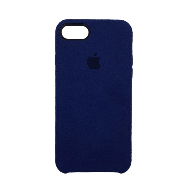 Чехол Alcantara Cover Apple iPhone 7 / 8 (темно-синий)