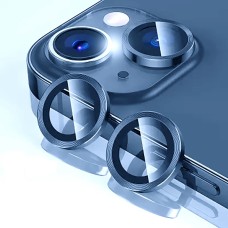 Защитное стекло на камеру Metal Armor Apple iPhone 15 / 15 Plus Blue